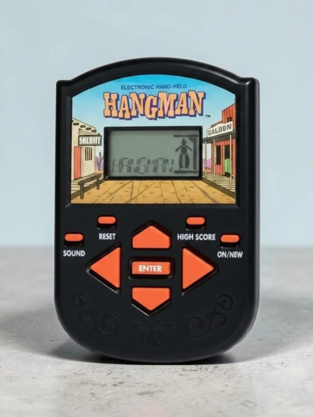 1995 Milton Bradley Hangman Electronic Handheld Game W/Batteries TESTED WORKING